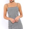 Clothing Rebellious Fashion | Gingham Bodycon Dress - Kaegan