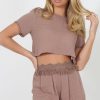 Clothing Rebellious Fashion | Mocha Fringed Two Piece - Chai