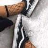 Clothing Rebellious Fashion | Black Diamond Fishnet Ankle Socks - Lottie