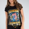 Clothing Rebellious Fashion | Black Born To Fly Slogan T-Shirt Dress - Isabella