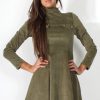 Clothing Rebellious Fashion | Michelle Khaki Cord Dress