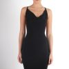 Clothing Rebellious Fashion | Izzy Cross Back Scoop Neck Bodycon Dress