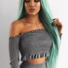 Clothing Rebellious Fashion | Grey Ribbed Knit Co-Ord - Luna