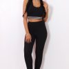 Clothing Rebellious Fashion | Geran Black Ribbed Two Piece Set