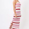 Clothing Rebellious Fashion | Pink Striped Maxi Dress - Kiah