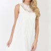 Clothing Rebellious Fashion | White Crochet Dress - Iva