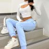 Clothing Rebellious Fashion | Blue Slim Fit Joggers - Chaise