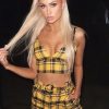 Clothing Rebellious Fashion | Yellow Check Bralet And Belted Trouser Co-Ord - Brilyn