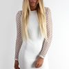 Clothing Rebellious Fashion | Della White Cut Out Bodycon Dress