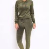 Clothing Rebellious Fashion | Gold Metallic Tracksuit - Sinead