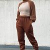 Clothing Rebellious Fashion | Chocolate Oversized Joggers - Erica