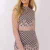 Clothing Rebellious Fashion | Pink Lace Bodycon Dress - Giselle