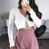 Clothing Rebellious Fashion | Mauve High Waisted Tailored Shorts - Emile