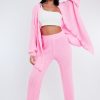 Clothing Rebellious Fashion | Pink Oversized Knit Cardigan & Trouser Set - Marra