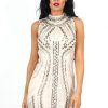 Clothing Rebellious Fashion | Serena White Sequin Bodycon Dress