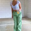 Clothing Rebellious Fashion | Sage Oversized Joggers - Erica