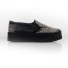 Clothing Rebellious Fashion | Becca Black Snakeskin Platform Pump