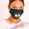 Accessories Rebellious Fashion | Black Live Your Dream Slogan Face Mask - Aalani