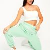 Clothing Rebellious Fashion | Mint Side Cargo Pocket Joggers - Chantel