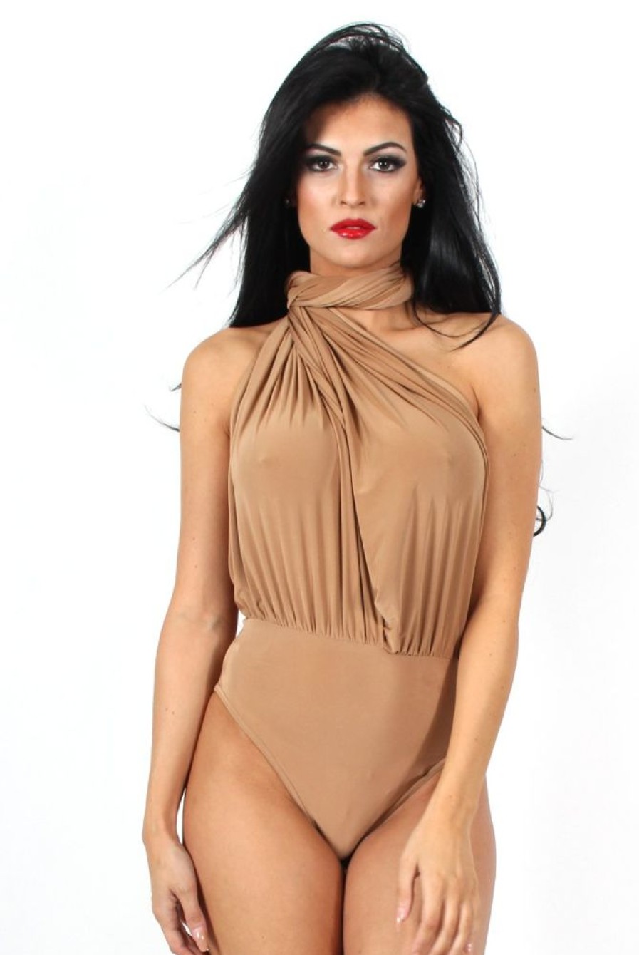 Clothing Rebellious Fashion | Emi Camel Multiway Bodysuit