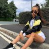 Clothing Rebellious Fashion | Black Yellow Colour Block Hooded Jacket Shorts Tracksuit Co-Ord - Jettie