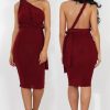 Clothing Rebellious Fashion | Emma Wine Multiway Dress