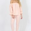 Clothing Rebellious Fashion | Light Pink Lace Two Piece - Nicole