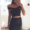 Clothing Rebellious Fashion | Black Cut Out Bandage Dress - Ainsley