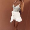 Clothing Rebellious Fashion | Mint Sheer Lace Bodysuit - Katia